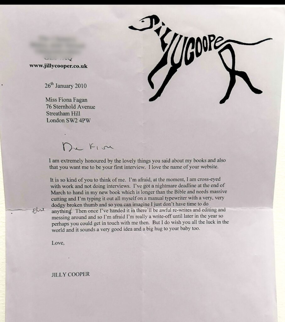 This image has an empty alt attribute; its file name is JILLY-COOPER-LETTER-PIXILATED-907x1024.jpg